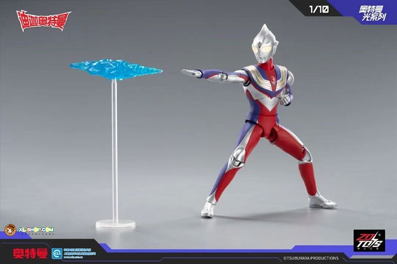 Mô hình nhân vật siêu nhân điện quang Ultra Man Tiga SHF tỉ lệ 18CM ZD Toys FG305