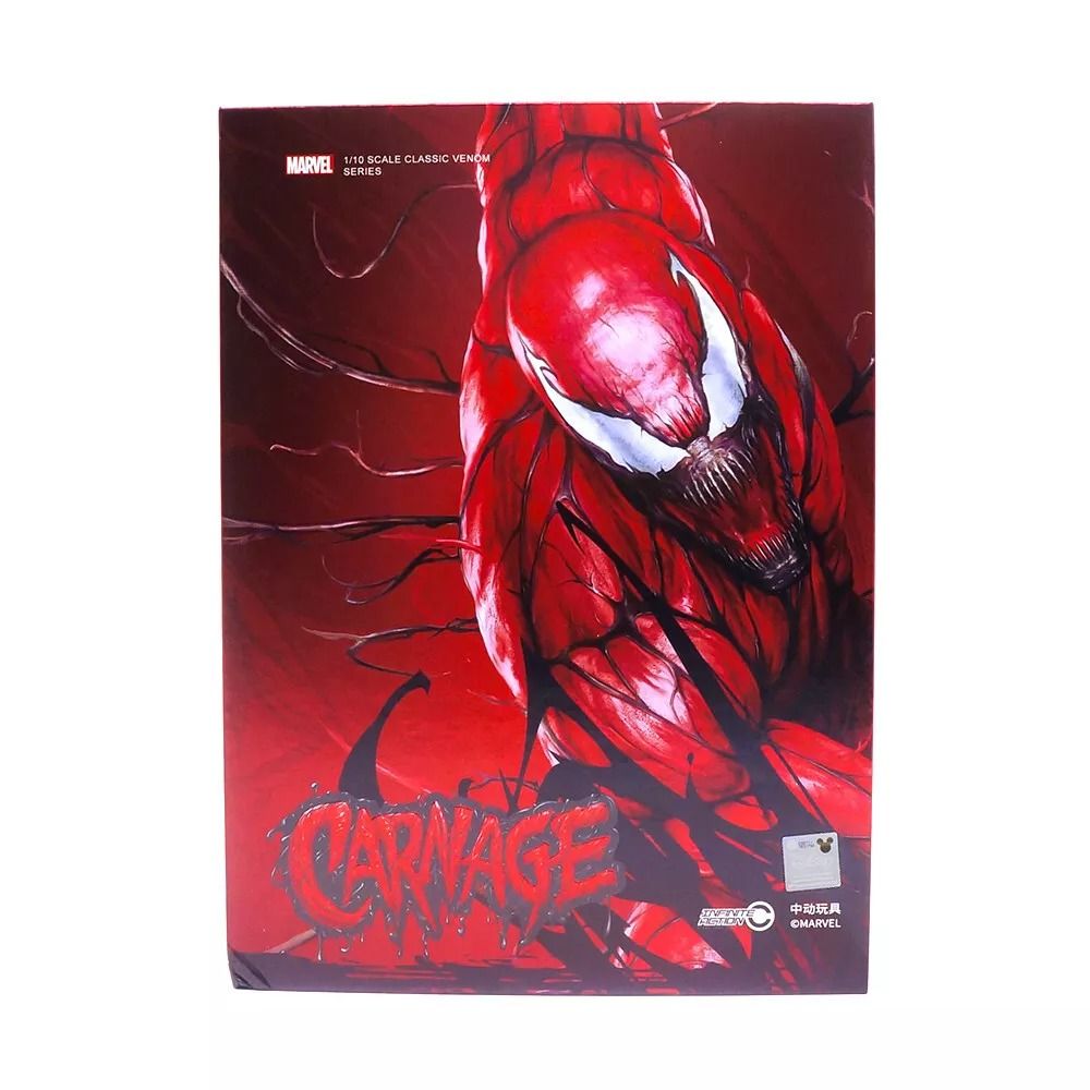 Mô hình nhân vật Marvel Spider man - Venom Carnage the Last Dance tỉ lệ 1:10 22CM ZD Toys FG284