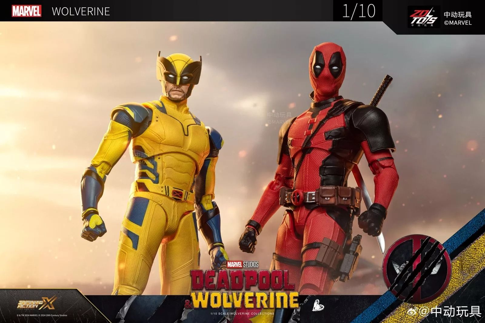Mô hình nhân vật Marvel Wolverine