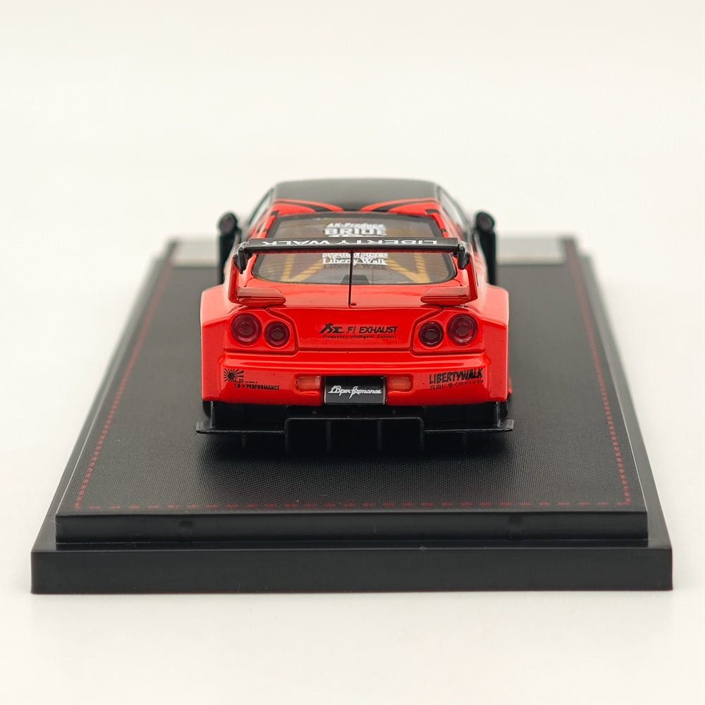 Mô hình xe Nissan Super Silhouette ER34 LBWK Advan racing Special Limited Edition 499pcs tỉ lệ 1:64 Street weapon OT64078