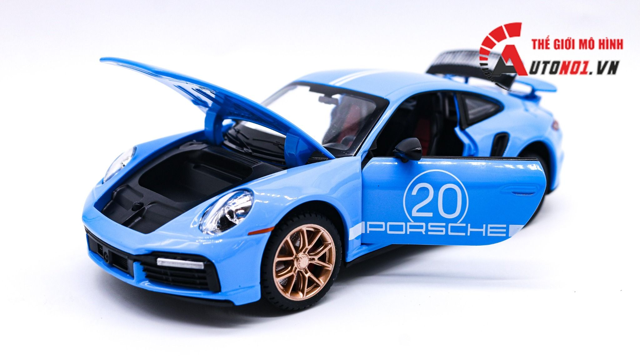  Mô hình xe Porsche 911 Turbo S 1:24 Miniauto OT338 