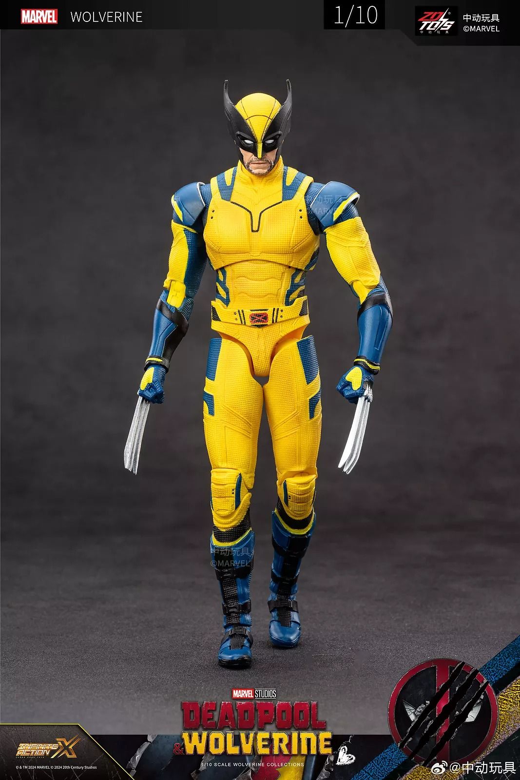 Mô hình nhân vật Marvel Wolverine