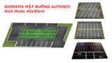  Diorama mặt đường - parking kích thước 40x30 cm cho ô tô tỉ lệ 1:64 Autono1 DR013A 