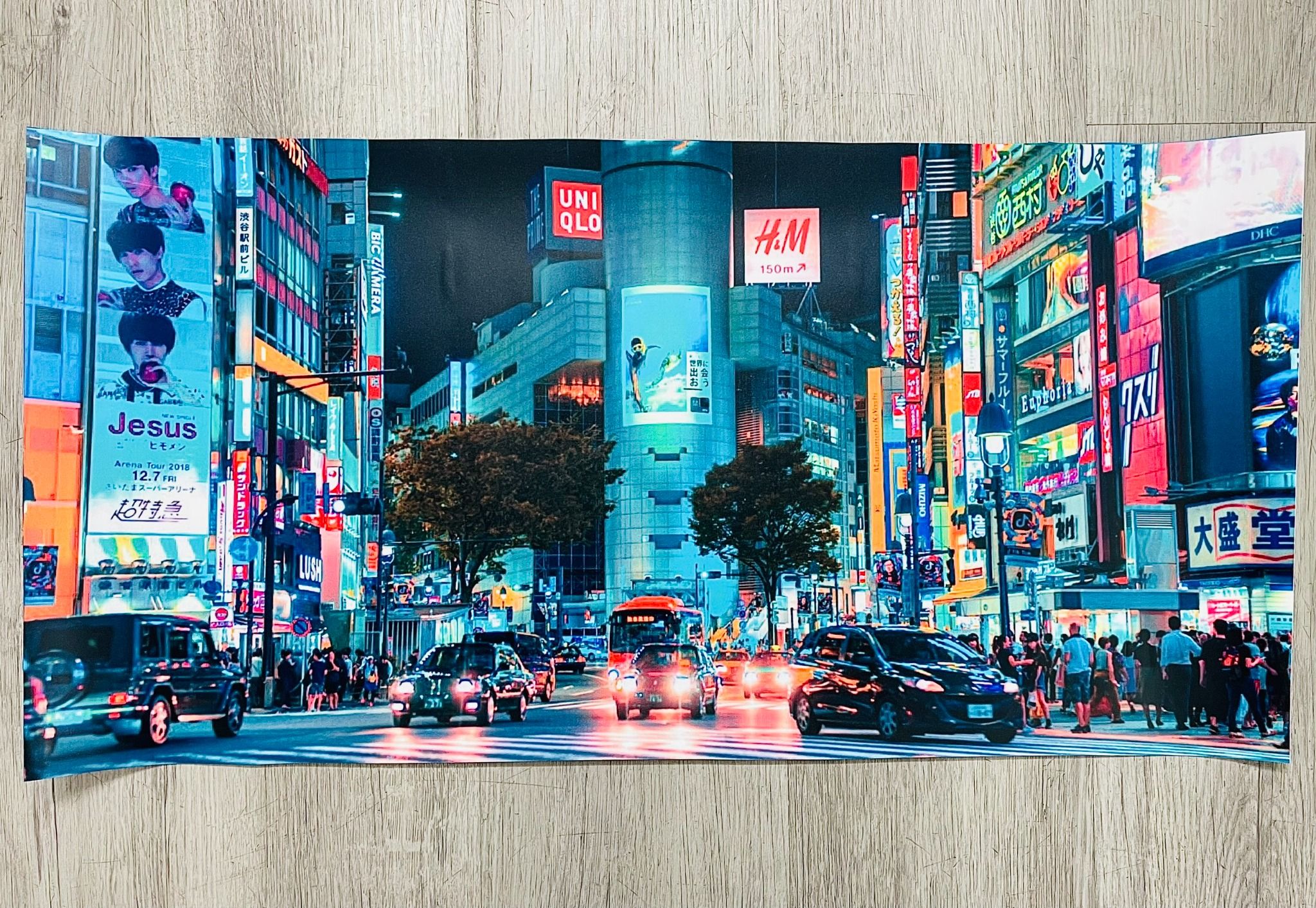 Wallpaper Background Drift Japan Cyperpunk in PP cán mờ chống nước bụi bẩn khổ dài 30x60cm DR038