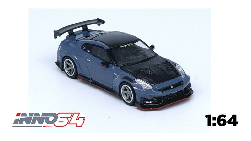 Mô hình xe Nissan GTR-R35 Hongkong toycar salon 2024 TOP SECRET tỉ lệ 1:64 Inno64 model