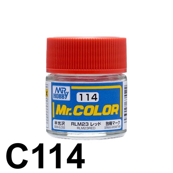 Lacquer C114 RLM23 Red sơn mô hình màu đỏ 10ml Mr.Hobby C114
