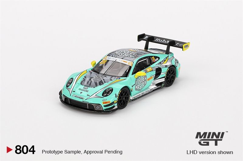 Mô hình xe Porsche 911 GT3 R #28 HubAuto Racing 2023 FIA GT World Cup 70th Macau Grand Prix tỉ lệ 1:64 MiniGT MGT00804-CH
