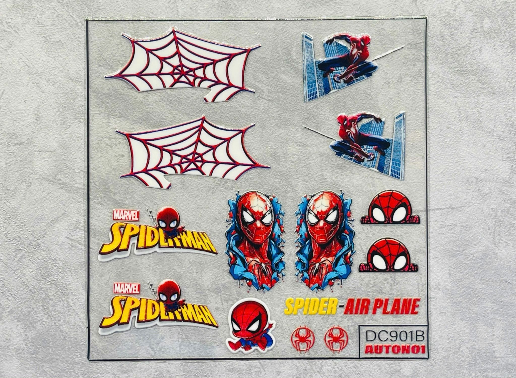 Decal uv custom mô hình máy bay 20cm kích thước 10x10cm Autono1 DC901