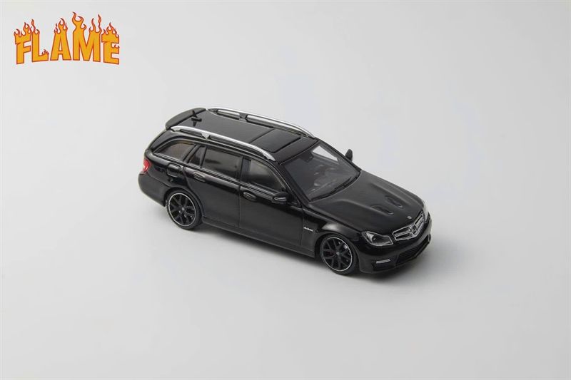 Mô hình xe Mercedes-Benz C63 AMG Edition 507 tỉ lệ 1:64 Flame Model OT64100