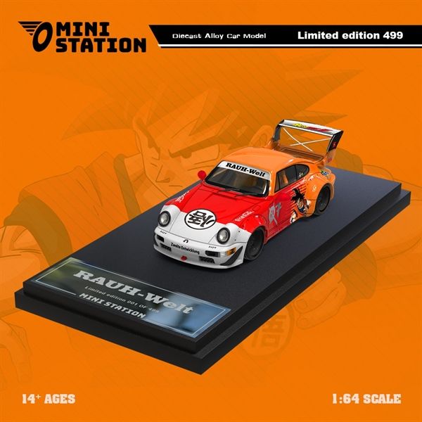 Mô hình xe Porsche Rauh Welt RWB964 custom Dragon ball