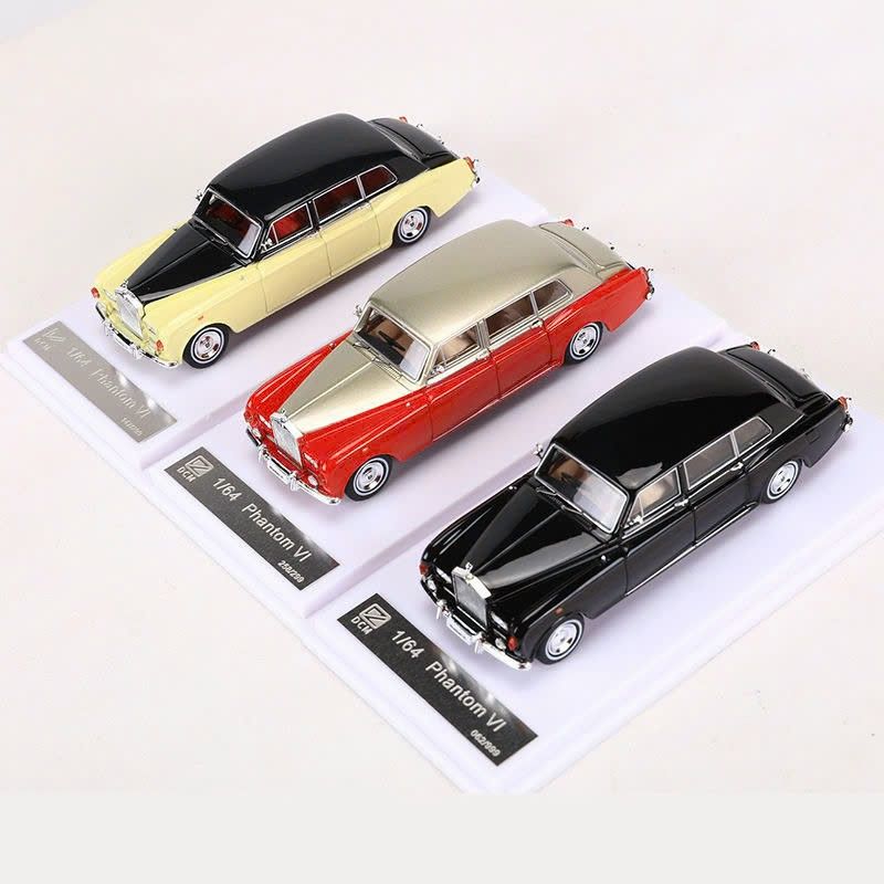 Mô hình xe Rolls Royce Phantom VI 6th Generation có hộp mica tỉ lệ 1:64 OT64014 DCM Model