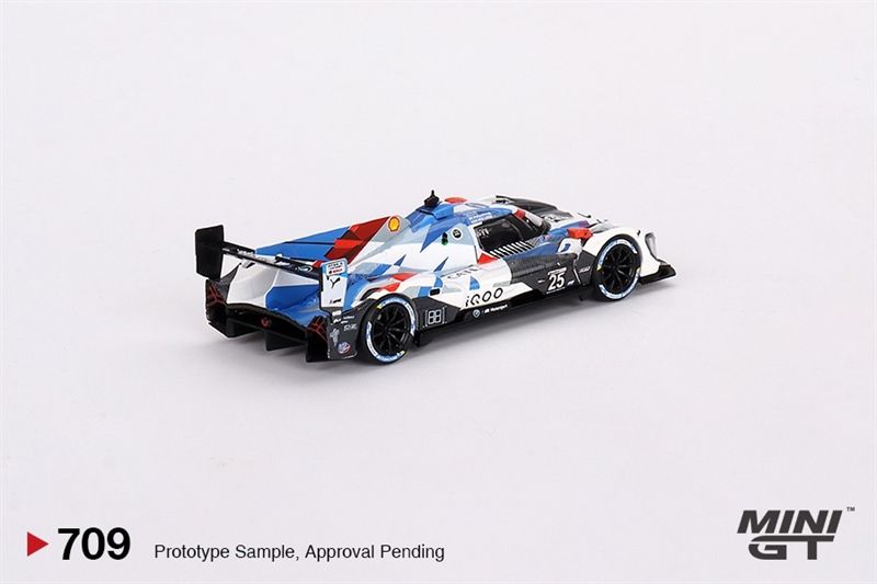 Mô hình xe BMW M Hybrid V8 #25 BMW M TEAM 2023 IMSA tỉ lệ 1:64 MiniGT MGT00709-CH