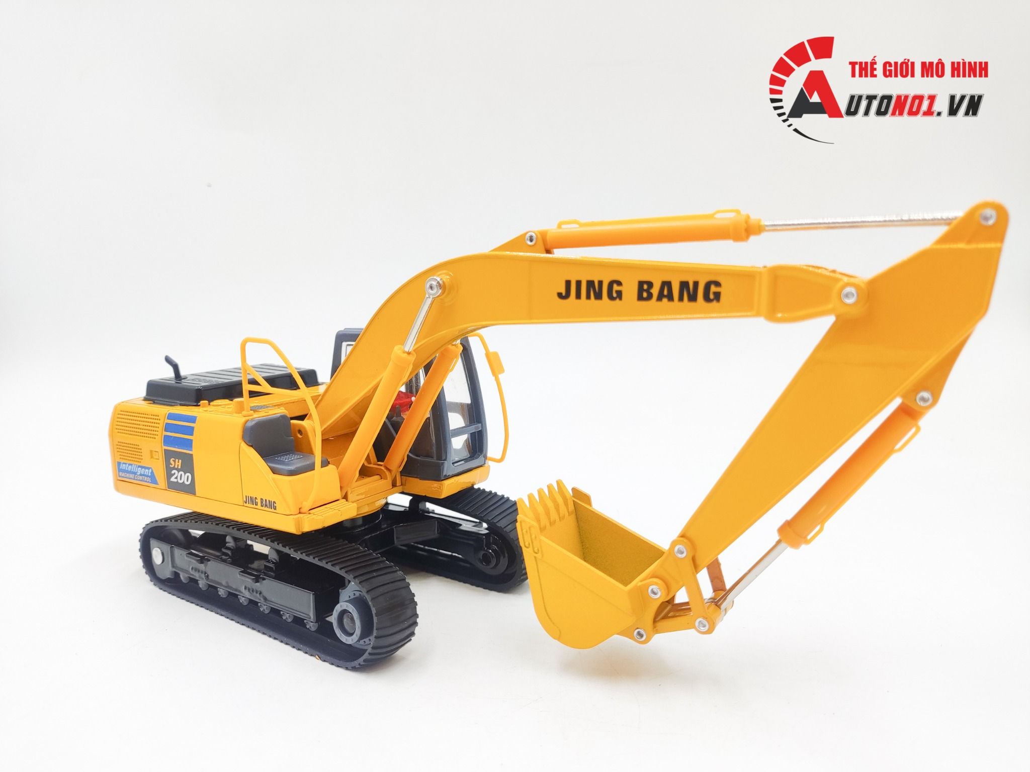 Mô hình xe xúc đất tỉ lệ 1:50 Jing Bang 8176