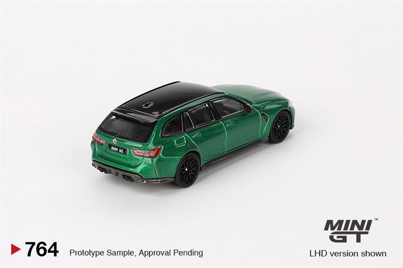Mô hình xe BMW M3 Competition Touring Isle of Man Green Metallic tỉ lệ 1:64 MiniGT MGT00764