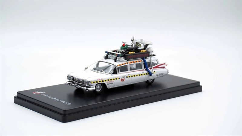 Mô hình xe Cadillac Miller Ecto-1 Suicide Squad Ghost Car tỉ lệ 1:64 YS Yongsheng model OT64253