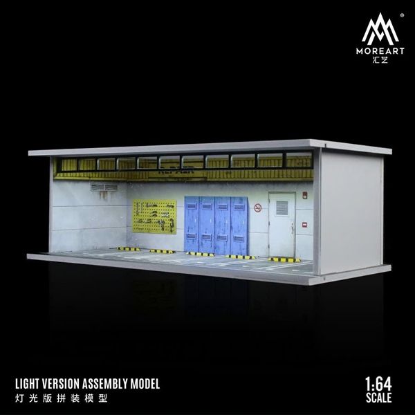 Hộp trưng bày mô phỏng Maintenance Workshop Parking tỉ lệ 1:64 MoreArt MO914055