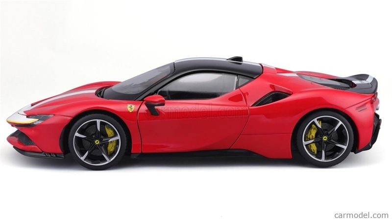 Mô hình xe Ferrari Sf90 Stradale Assetto Fiorano 1:18 Bburago 8129