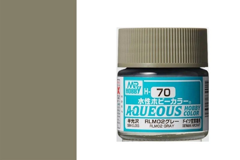 Acrylic H70 RLM02 Gray sơn mô hình màu xám xanh lục nhạt 10ml Mr.Hobby H70