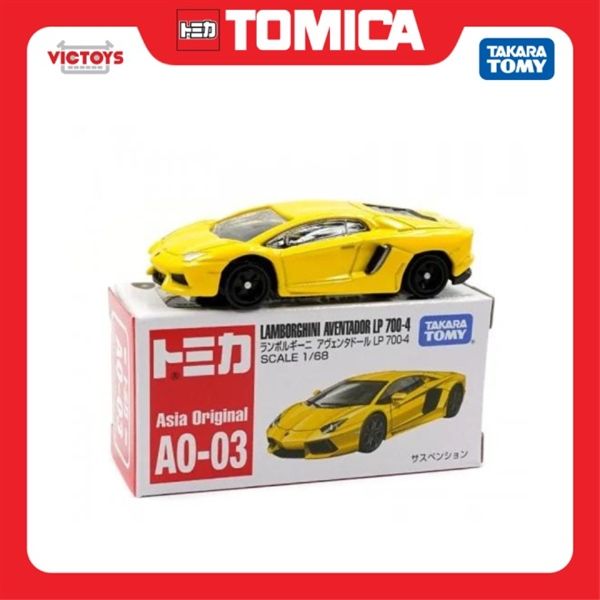 Mô hình xe Asia Original Lamborghini Aventador LP 700-4 AO-03 tỉ lệ 1:67 Tomica 903970