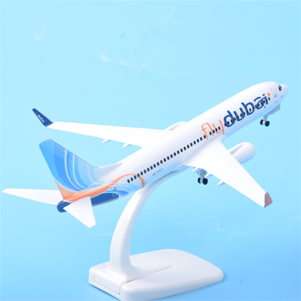 Mô hình máy bay Fly Dubai Airlines Boeing B737 kích thước 20cm MB20083