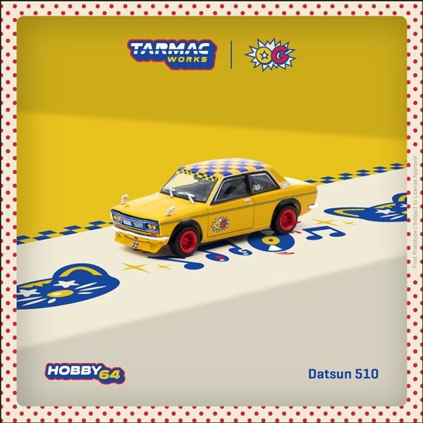 Mô hình xe Datsun 510 Tarmac tỉ lệ 1:64 T64-052-OG