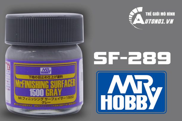  Lacquer sf-289 sơn lót mô hình mr.surfacer màu xám 1500 40ml Mr.Hobby SF289 