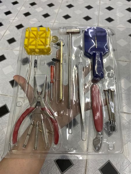 Bộ dụng cụ độ sửa chữa kềm vít tách part mô hình 16 món PK420