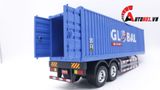  Mô hình xe container tỉ lệ 1:24 đầu kim loại - thùng xe nhựa Metal DieCast OT195 