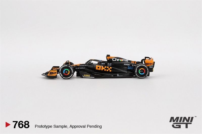 Mô hình xe McLaren MCL60 #81 Oscar Piastri 2023 F1 2023 Japanese GP 3rd Place tỉ lệ 1:64 MiniGT MGT00768-CH