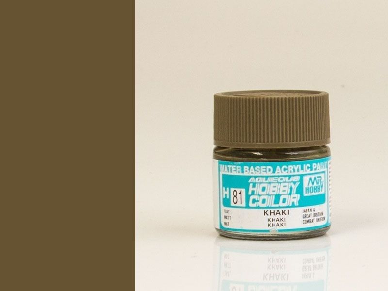 Acrylic H81 Khaki sơn mô hình màu xanh nâu đất 10ml Mr.Hobby H81