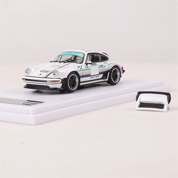 Mô hình xe Porsche 930 Singer Study Artistic Painted Simulation có hộp mica tỉ lệ 1:64 Ghost Player GP64-930
