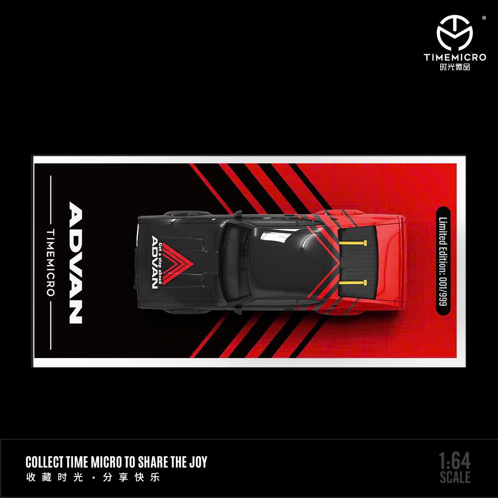 Mô hình xe Nissan skyline Kenmeri Liberty Walk LBWK Advan racing tỉ lệ 1:64 Time micro TM645612