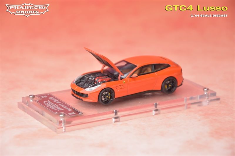 Mô hình xe Ferrari GTC4 Lusco mở được capo tỉ lệ 1:64 Phantom Knight OT64097