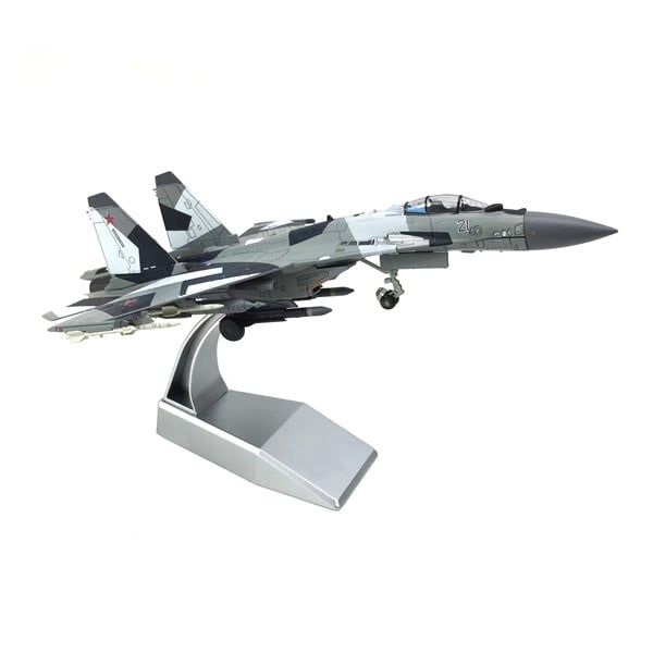 Mô hình máy bay chiến đấu Su-35 BBC POCCNN No.21 tỉ lệ 1:100 Ns models MBQS019