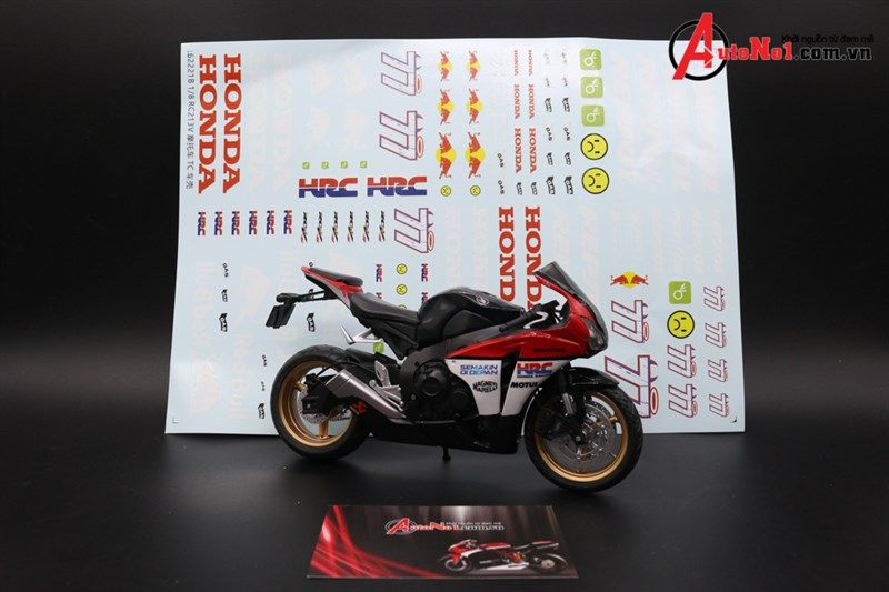  Decal nước Honda Redbull HRC 77 62221b 1:8 DC140 