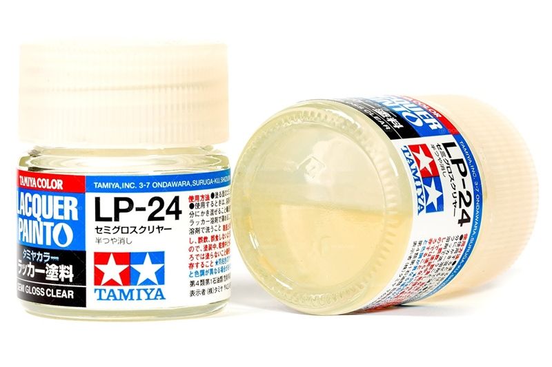 Lacquer lp24 Semi gloss clear sơn mô hình phủ bóng vừa 10ml Tamiya 82124