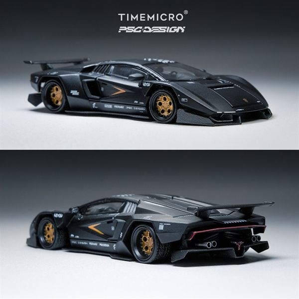 Mô hình xe Lamborghini Countach LP800 PSC Design có hộp mica - double box tỉ lệ 1:64 Time micro TM647701