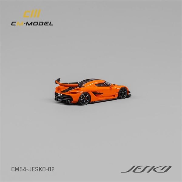 Mô hình xe Koenigsegg Jesko Organe có bánh thay thế - hộp mica tỉ lệ 1:64 CM model CM64-JESKO-02