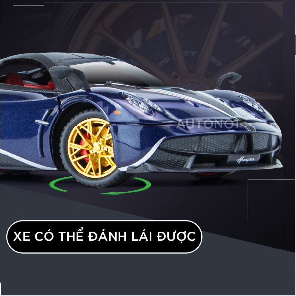 Mô hình xe Pagani Huayra Dinastia đánh lái được full open 1:24 Chezhi OT399