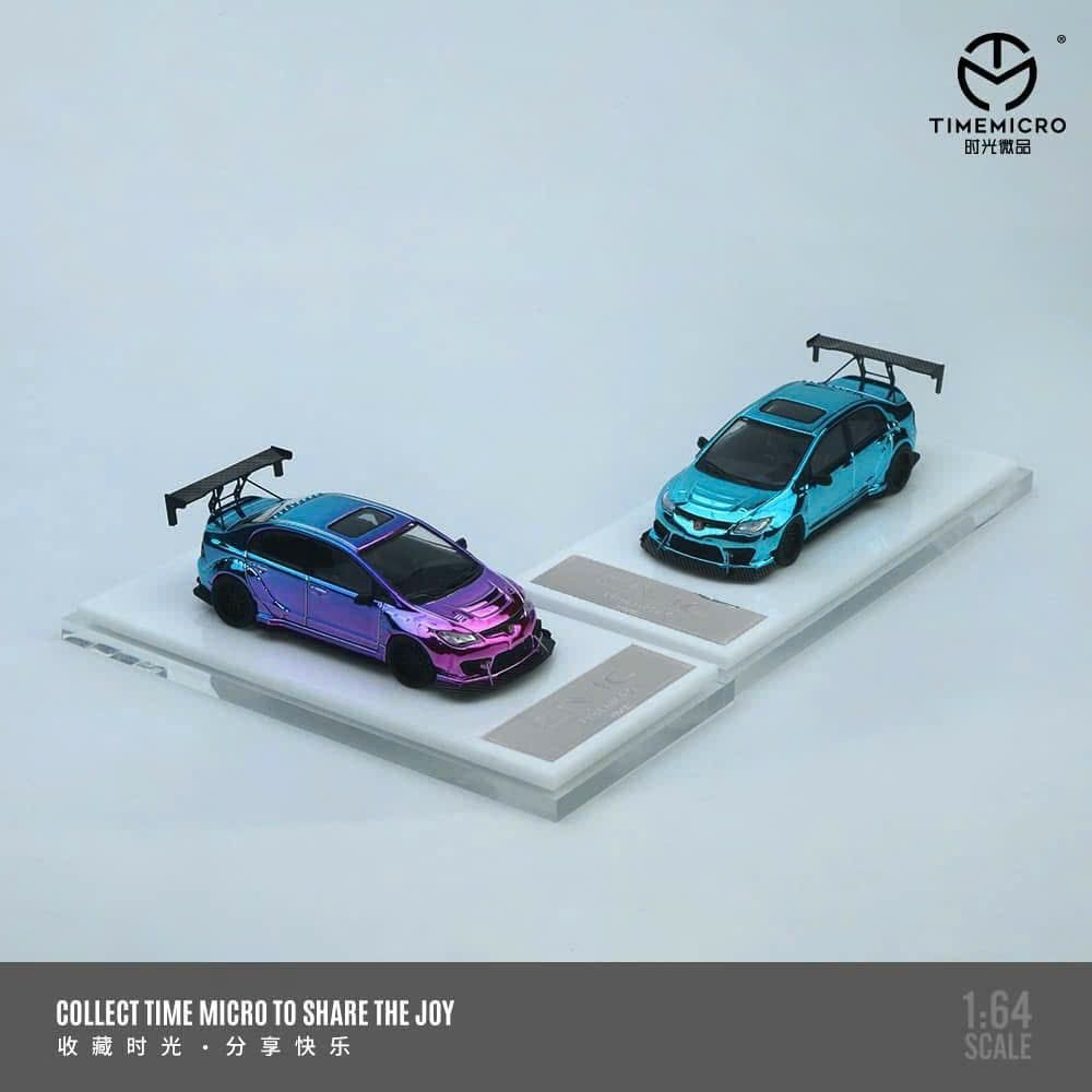 Mô hình xe Honda Civic Upgraded limited to 999 sets tỉ lệ 1:64 Time micro