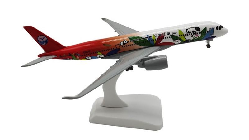 Mô hình máy bay China Sichuan Airlines Airbus A350 có bánh xe 20cm MB20039