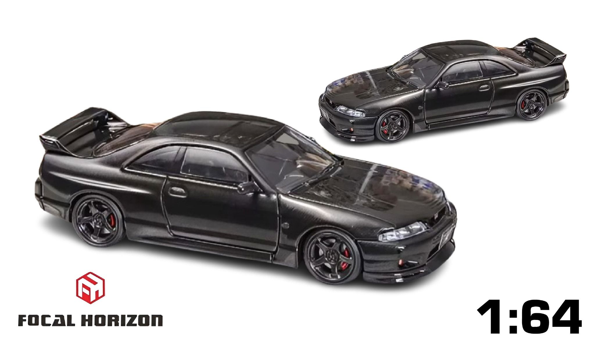 Mô hình xe Nissan GT R33 Full carbon tỉ lệ 1:64 Focal Horizon FH64045