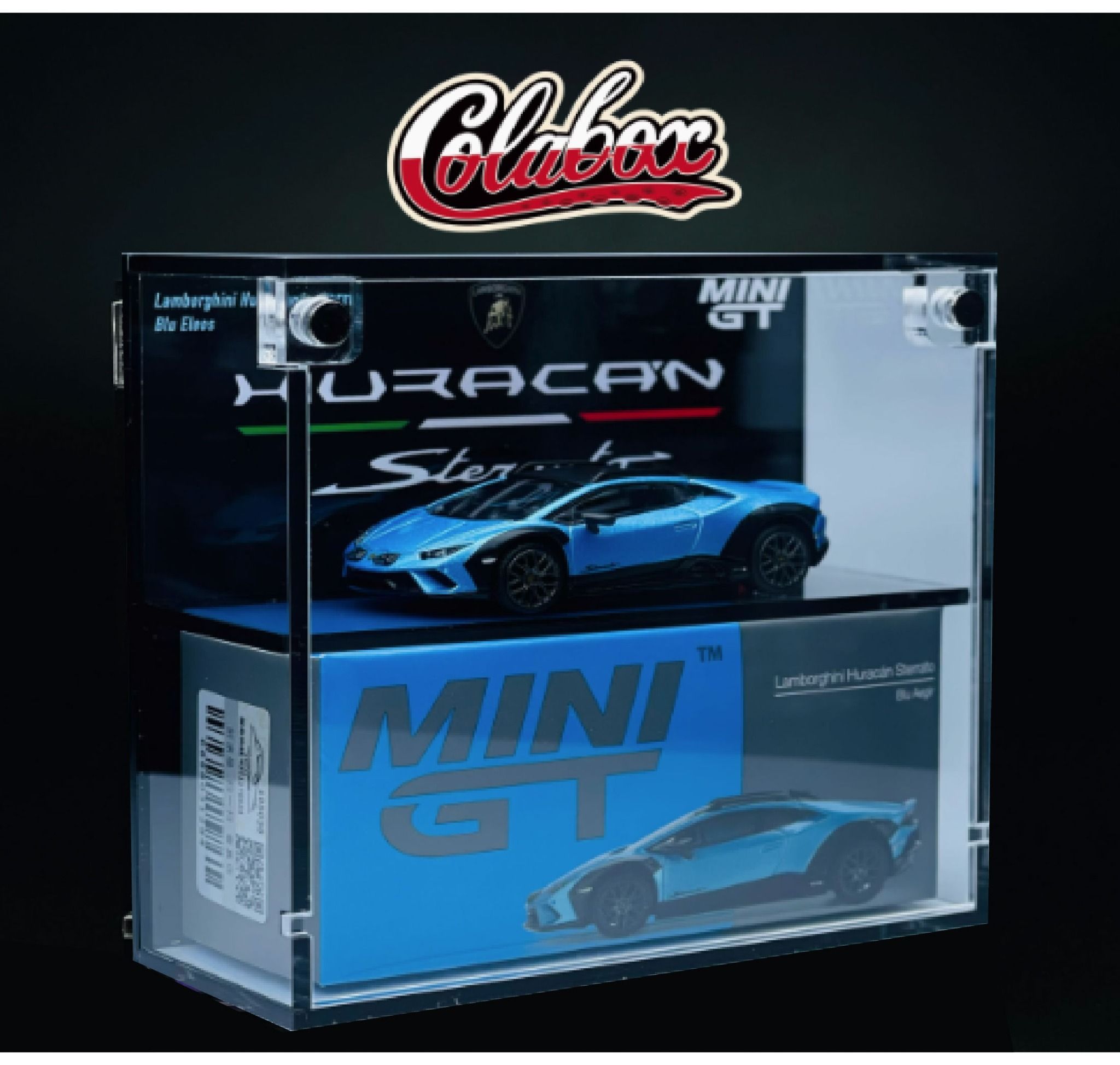 Hộp trưng bày mica các dòng xe MiniGT có khung ảnh tỉ lệ 1:64 Colabox PKC