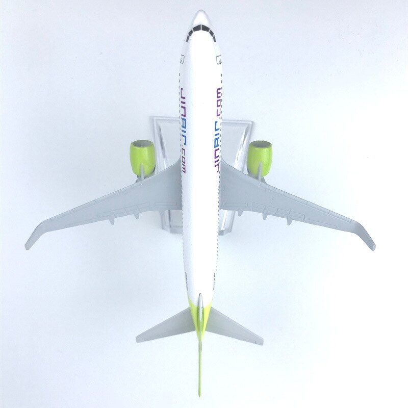 Mô hình máy bay Hàn Quốc Jin Air.com Boeing B737 16cm MB16041