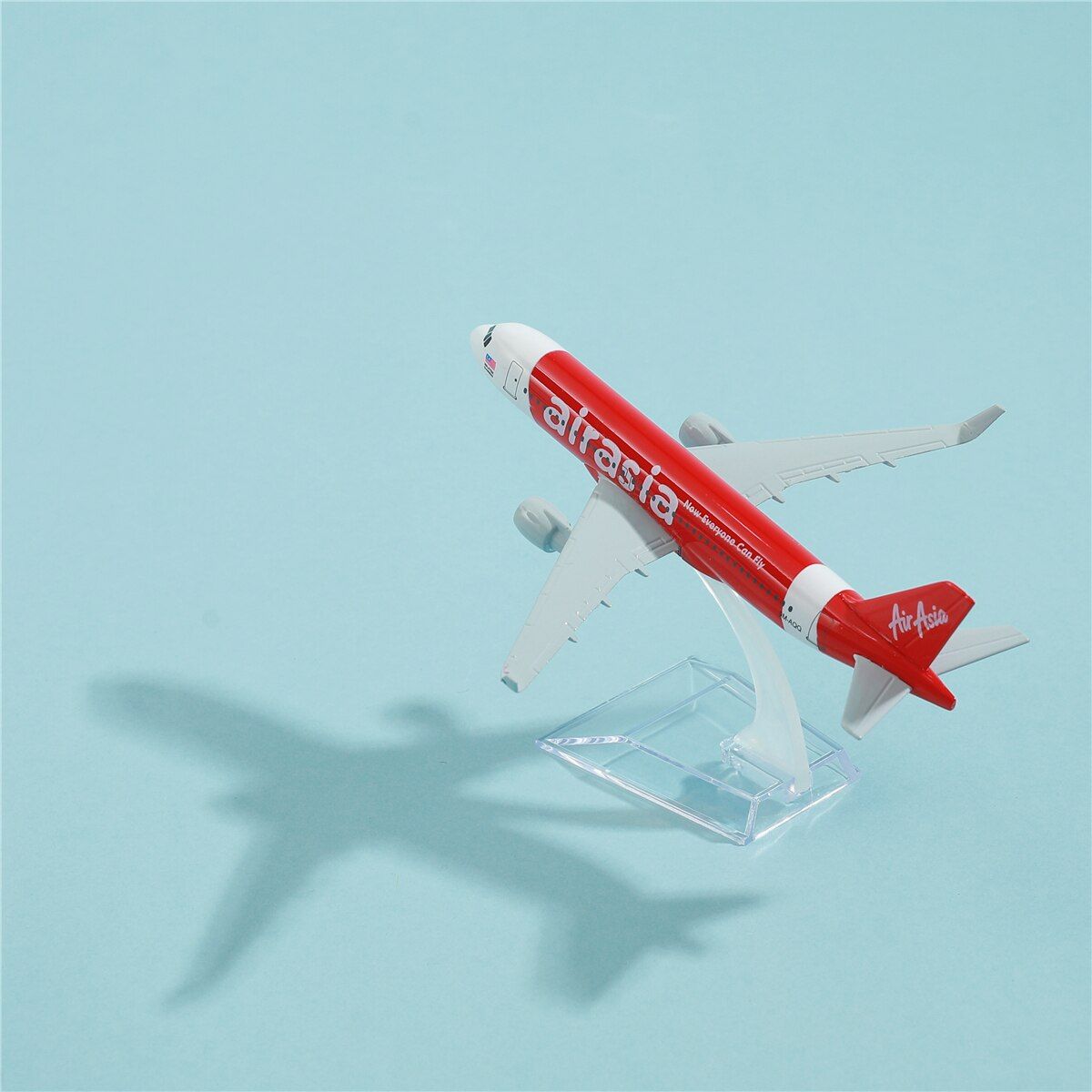 Mô hình máy bay Air Asia Now Everyone Can Fly Airbus A320-200 16cm MB16152