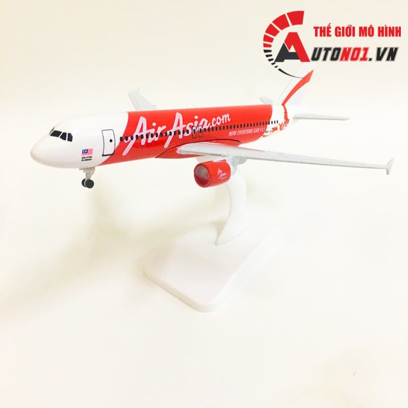  Mô hình máy bay Air Asia Airbus A320 20cm MB20002 