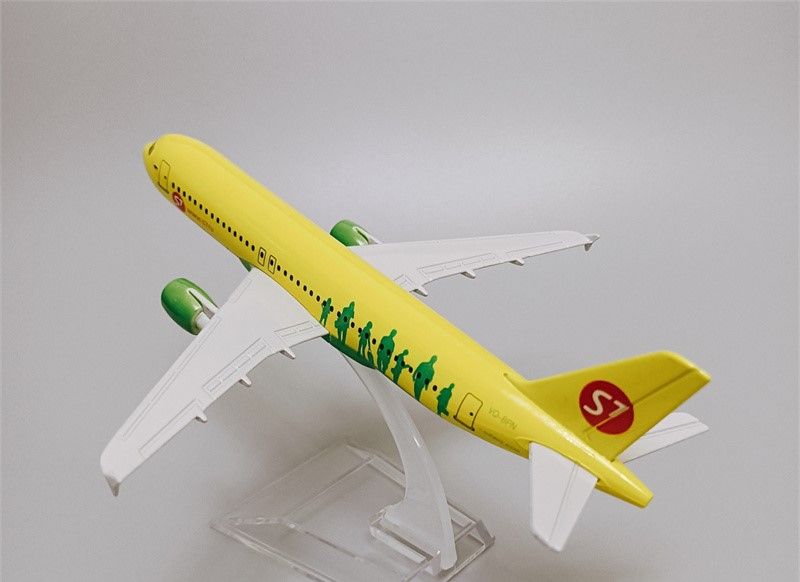 Mô hình máy bay Siberia Airlines S7 Airbus A320-200 16cm MB16140