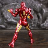  Mô hình nhân vật Marvel Iron man người sắt có đèn MK4 Mark IV Avengers SHF tỉ lệ 1:10 18CM ZD Toys FG263 