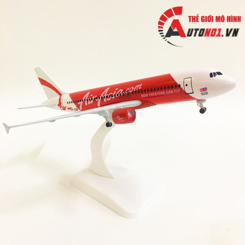 Mô hình máy bay Air Asia Airbus A320 20cm MB20002