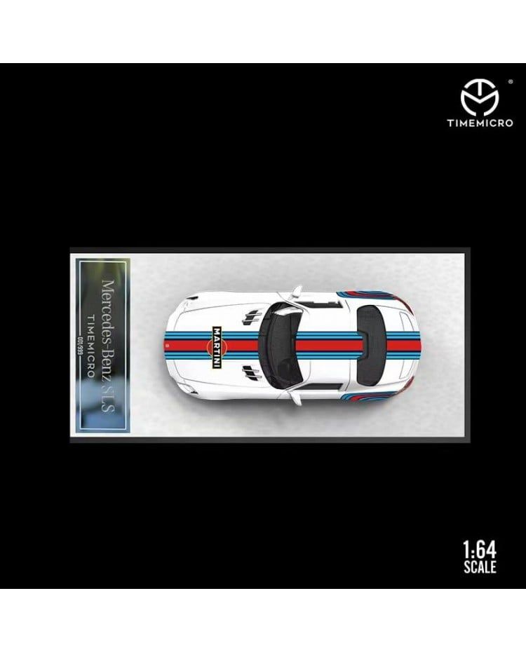 Mô hình xe Mercedes Benz SLS white tỉ lệ 1:64 Time Micro